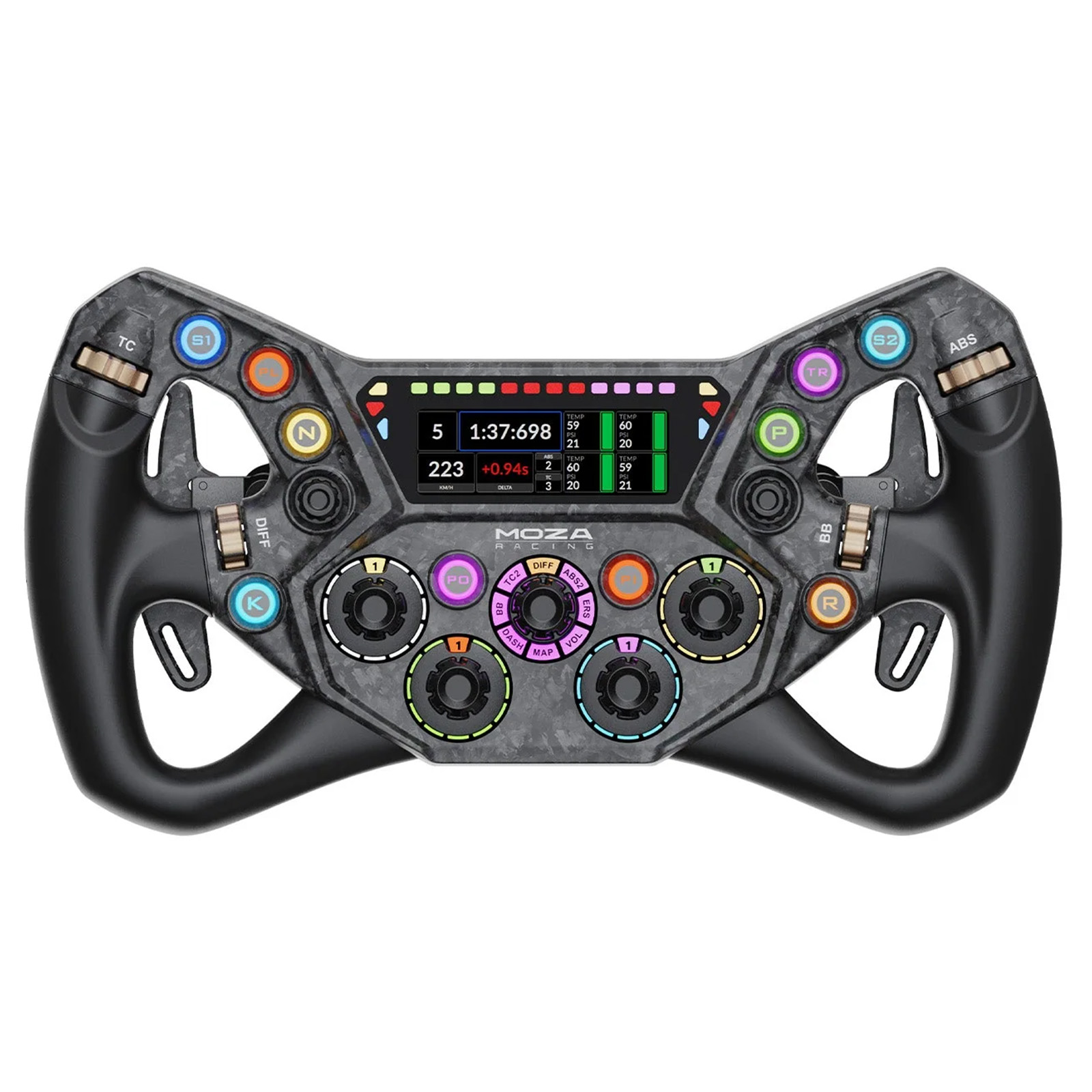PROFILE RACING　ユーロアジア H PLUS SON ゲータスキン RSeat Europe SimracingMoza Racing KS PRO Steering Wheel - Moza KS